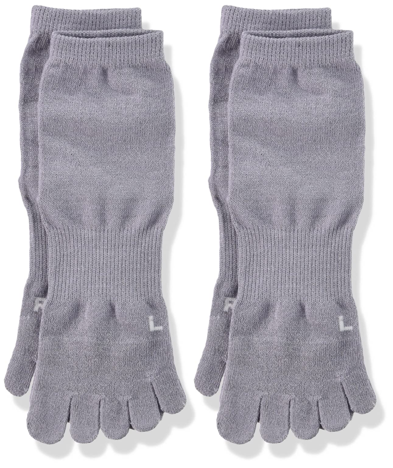 

Gunze WASHIITO Washi Soft Elastic Separate Set of Sizes cm Socks, Yarn, Cuff, Knit, Five-Toe Socks, 2, Gray, 23.0-25.0 серый
