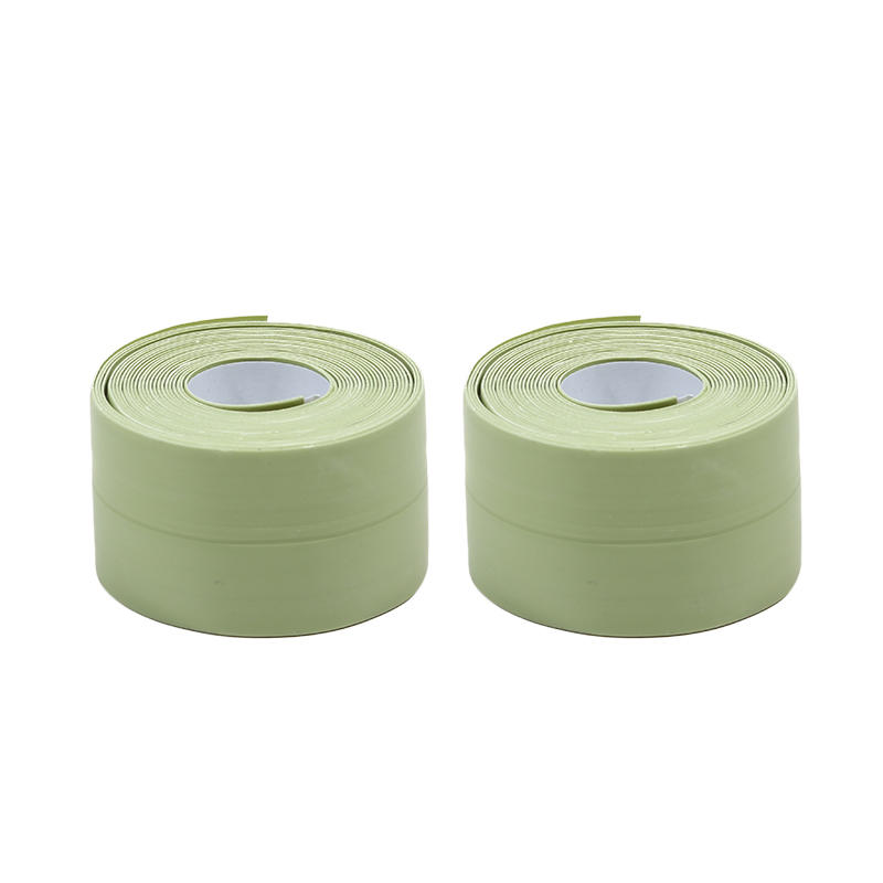 2 Roll PVC Sealing Strip Tape for Bathroom Bath Toilet Kitchen Caulk Tape Self Adhesive Waterproof Wall Sticker Mold Proof Tapes