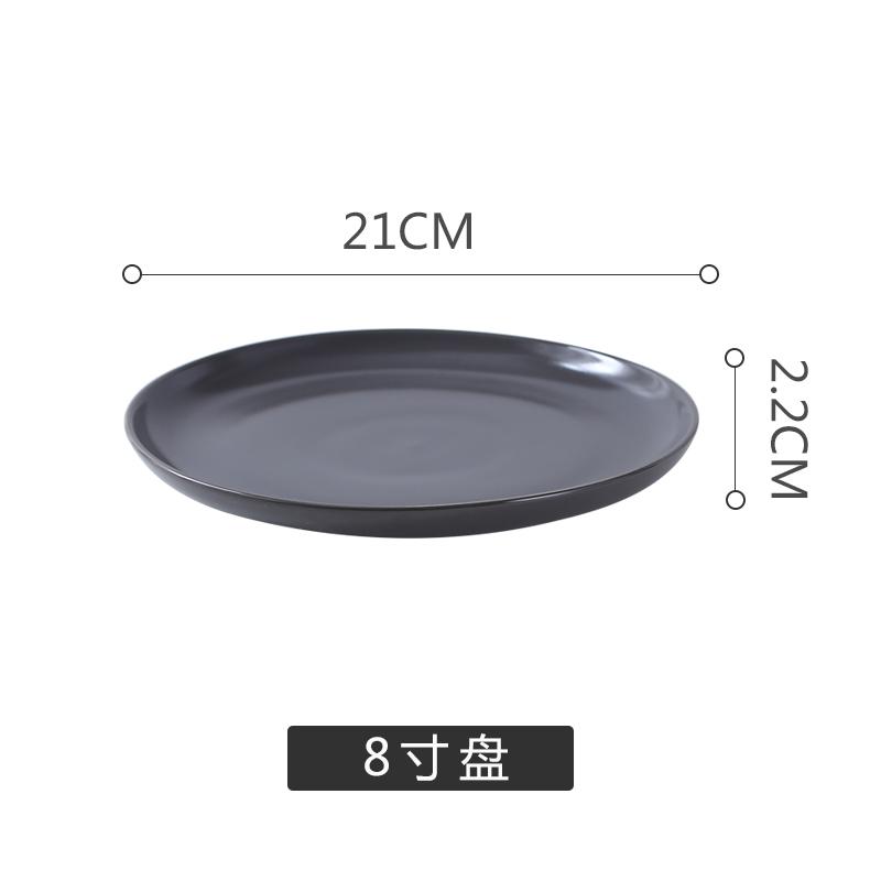 Keramik Steakteller Salatteller Pastateller Europäischer Stil Marmorierungsteller Küchenzubehör Restaurantdekoration Geschirr