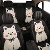West Highland Terrier Breathable Car Seat Cushion Summer Universal Four Seasons Cute Dog Cartoon Universal Seat Covers