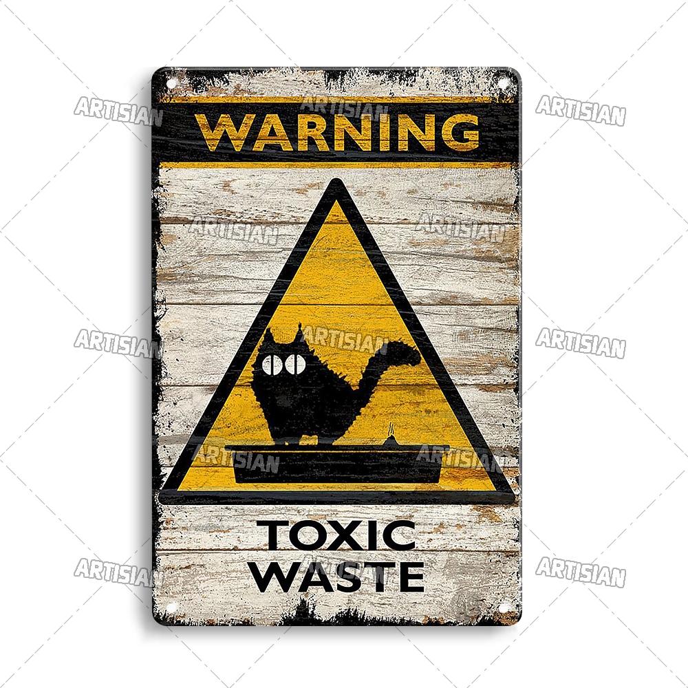 Artisian Black Cat Retro Metal Plaque Funny Pet Vintage Decorative Tin Sign Wall Decor Garage Bar Pub Club Kitchen Home Man Cave