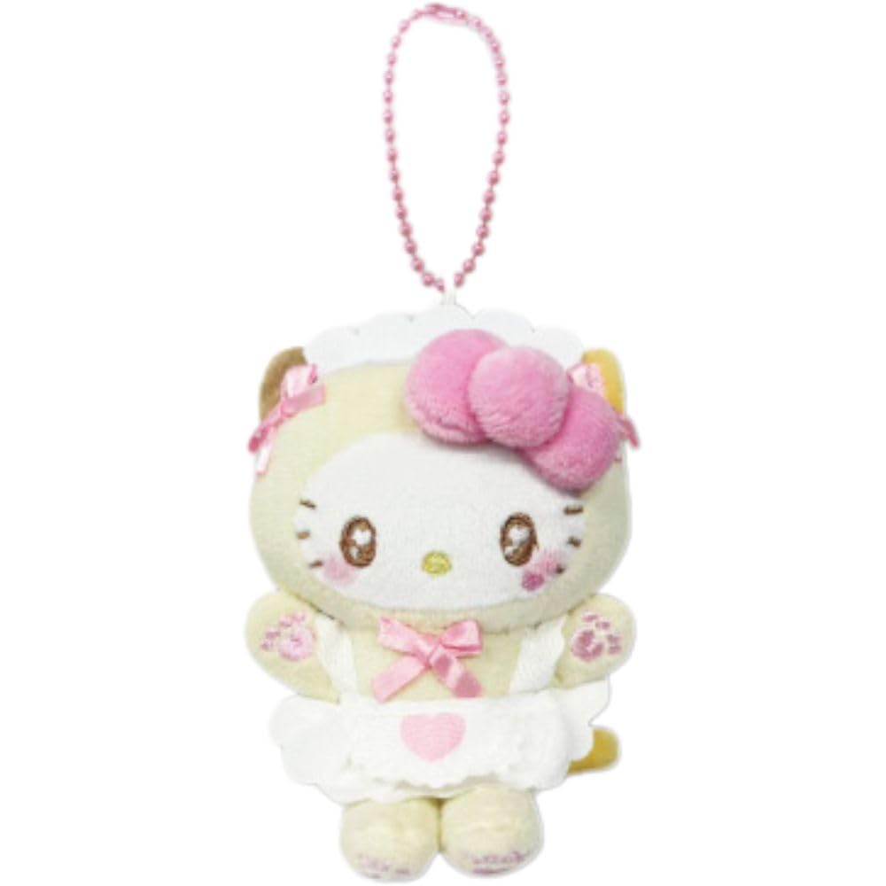Hatayama Shoji Sanrio Mini Mascot Nekoneko Maid Hello Kitty Mike Plush Mascot Small Size Bag Charm Character Goods Gift Wrapping Available 63203757