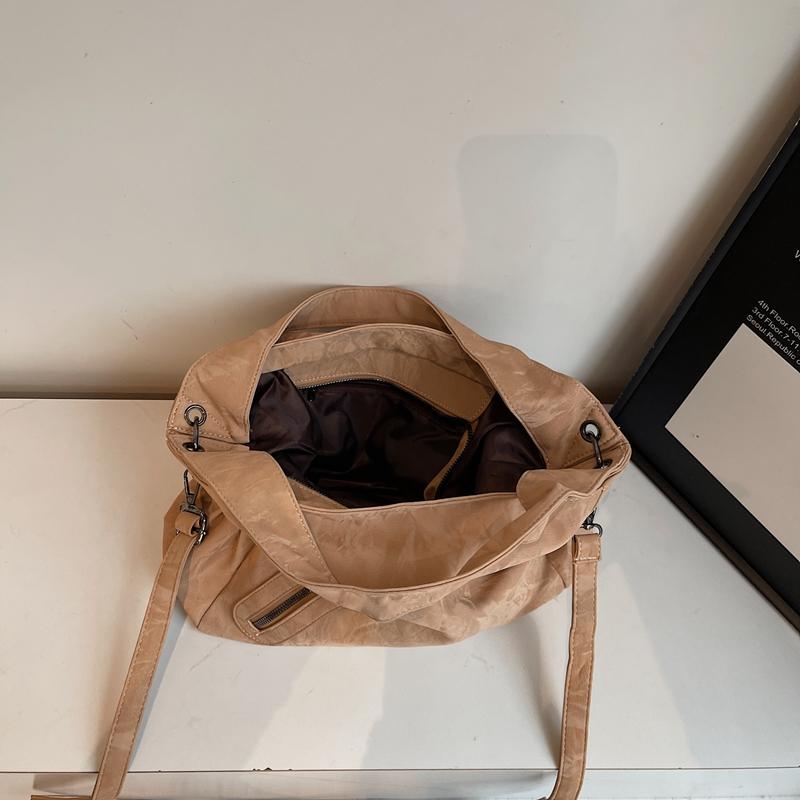 Women's Large Capacity Commuter Underarm Bag PU Shoulder Crossbody Bag Tote Bag