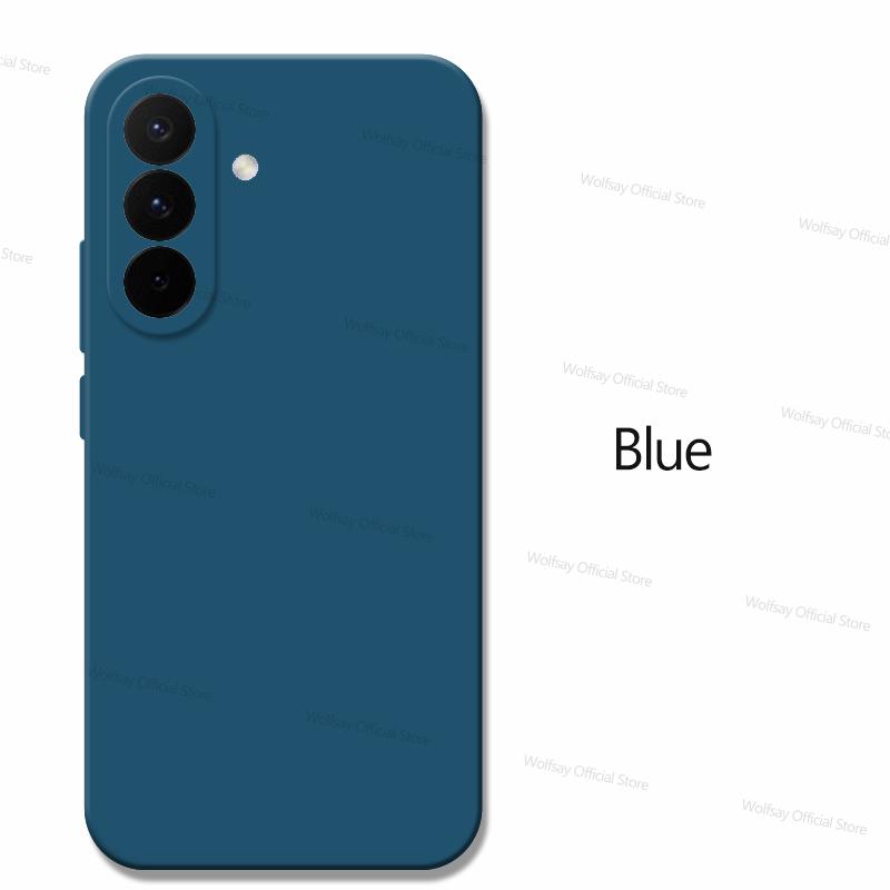 Для Samsung Galaxy A27 5G Чехол Жидкий Силиконовый Чехол Samsung Galaxy A27 Чехол TPU Ударопрочный Защитный Чехол для Телефона Galaxy A27 Galaxy A27 синий
