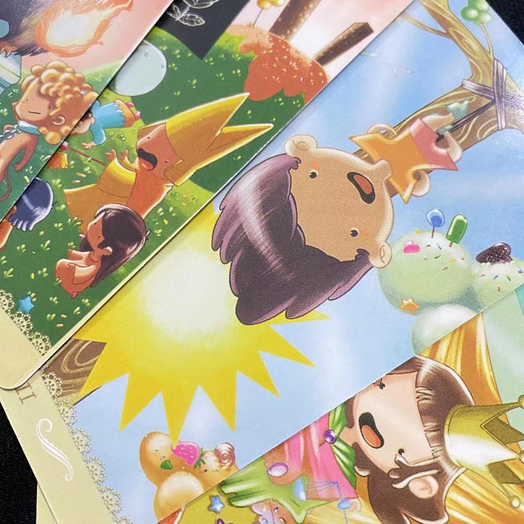 11.5*6.5cm Happy Tarot with Guidebook Laser Edition