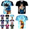 3d Mens Womens Print Dragon Ball Z Vegeta Goku Tshirts Casual Tees Shirts Anime