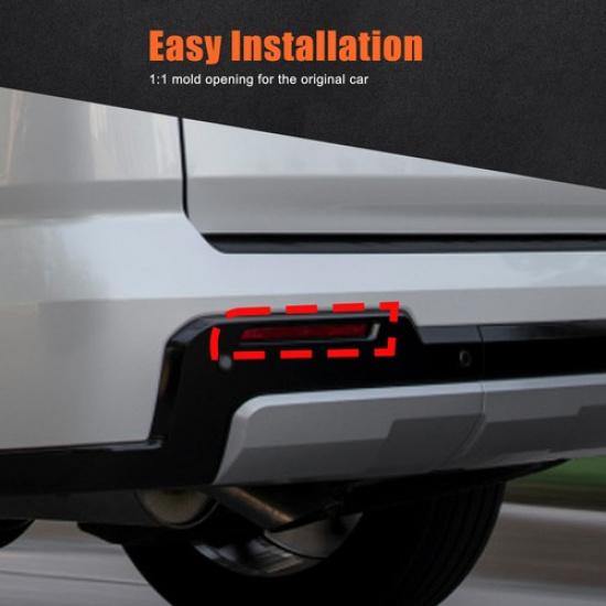 ABS Carbon Fiber Rear Tail Light Lamp Cover Trim For Toyota Tundra/Sequoia 23+