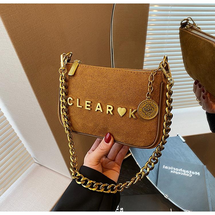 Premium matte small bag women's new niche fashion versatile chain shoulder messenger bag
