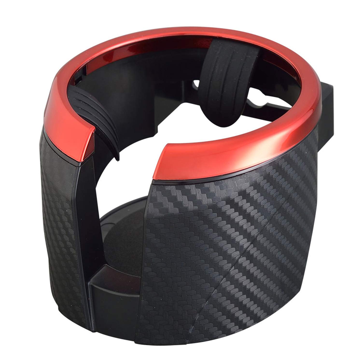 SEIWA Car Drink Carbon Fiber Cup Carbon Fiber Metal Red W897 Holder, Holder, Pattern,