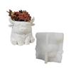 Handmade Plant Pot Mould Flexible Silicone Mould for Concrete Succulent Planter Creative Flower Pot Ornament Mould