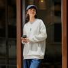 Serie Moda Sportiva Li Ning Antistatico Antibatterico Pile Caldo Confortevole Casual Girocollo Felpa Pullover Felpa da Uomo AWDUC85-1