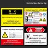 BELIK Confined Space Safety Warning Sign