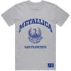 Metallica T-Shirt: College Crest OFFICIAL NEW