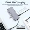 Cheapest 11 In 1 Usb C Hub External Multifunction 4K HDTV Ethernet 100w Charger Usb Hub 3.0 Splitter Usb C Adapter Converter