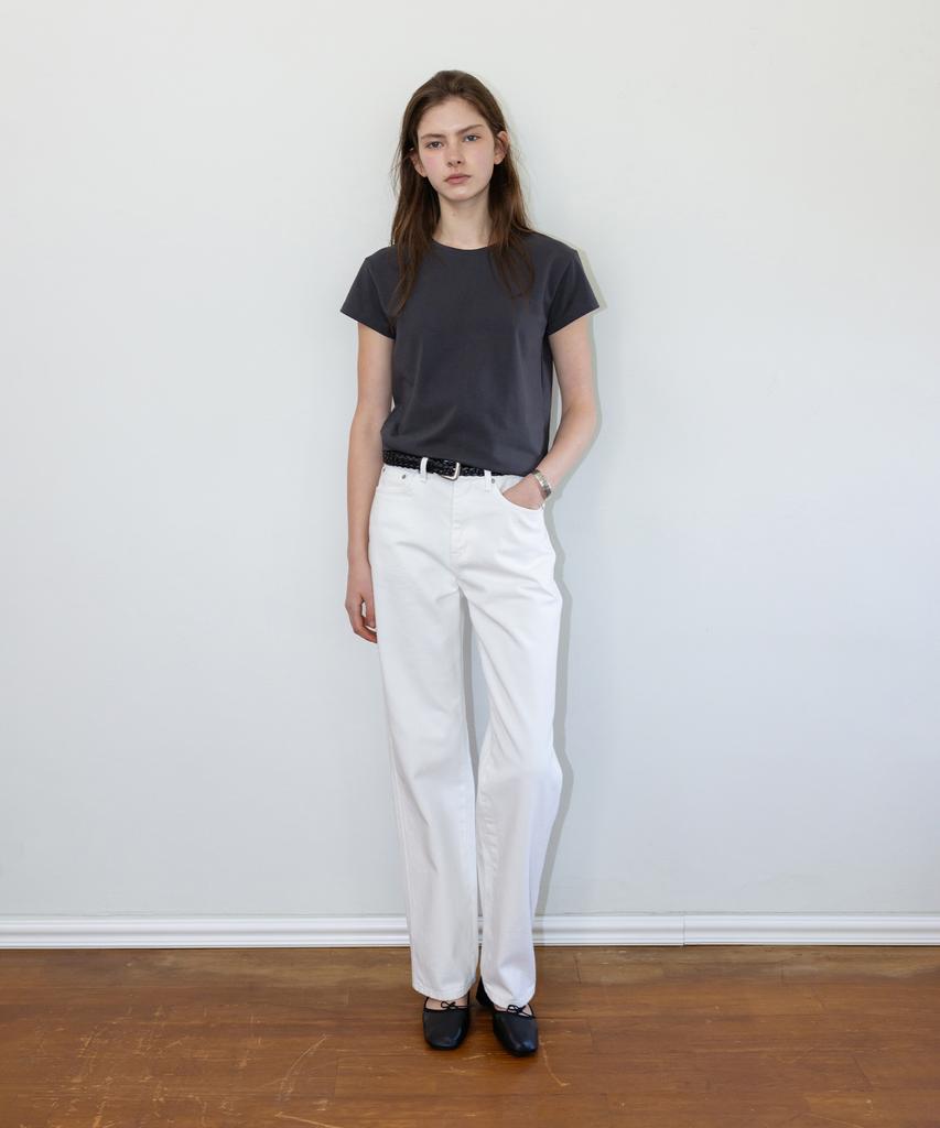 Deolil Semi Wide Denim_Ivory