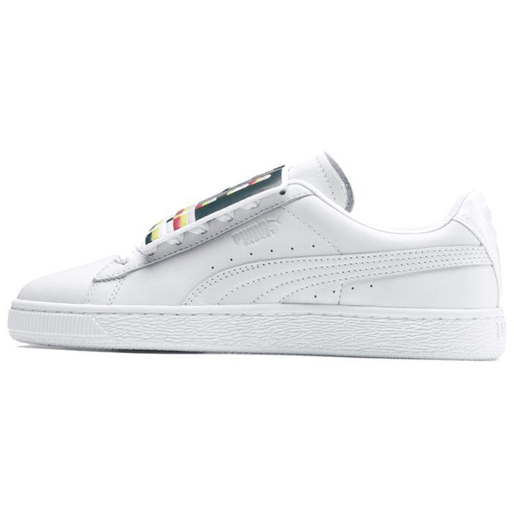 PUMA Basket Badge Casual Sneakers White Women's 369183-01