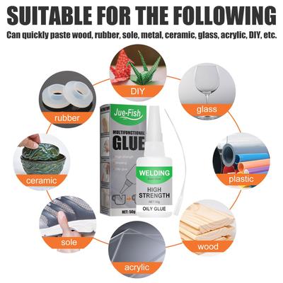 Multifunctional Ceramic Waterproof Transparent Glue Glass Wood Special Quick-drying Glue Universal Adhesive