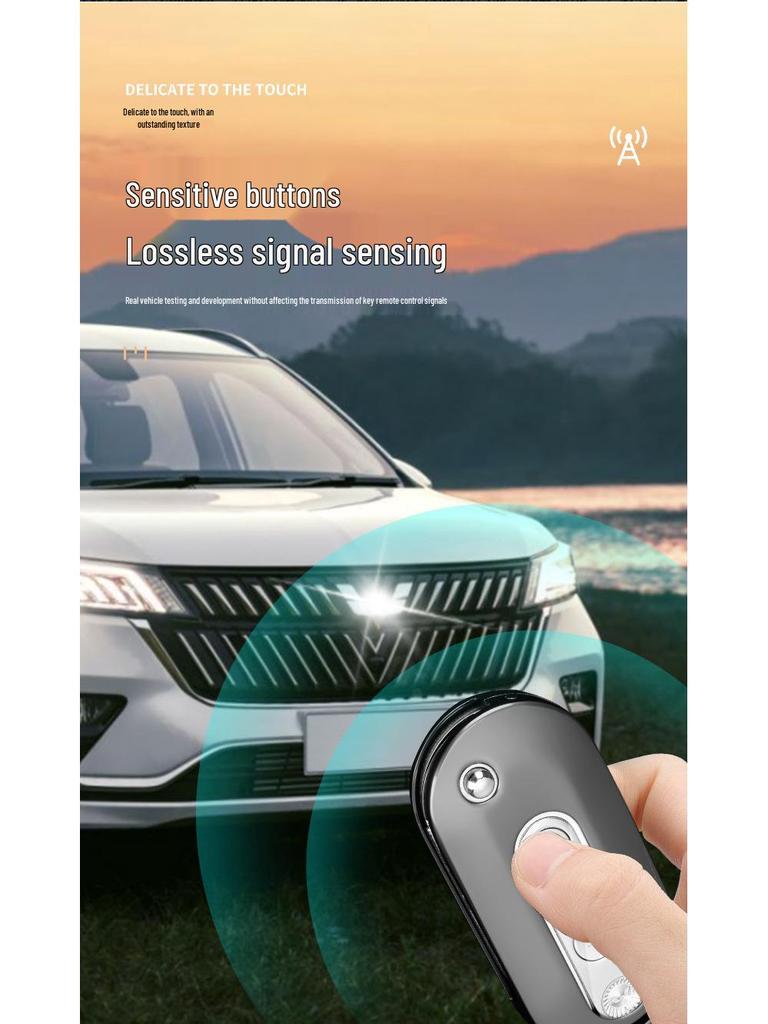 Capa de Chave Transparente Inspirada no Gameboy para Wuling Hongguang MiniEV Macaron