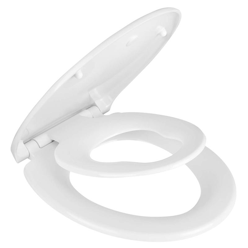 Buy 44.7X37.1X5.5CM Thickened White Toilet Seat Cover Lid with Top