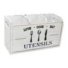 Kitchen Utensil Holder Utensils Crock for Forks Spoons Knives Multipurpose Utensil Organizer for Farmhouse Restaurants Pantry