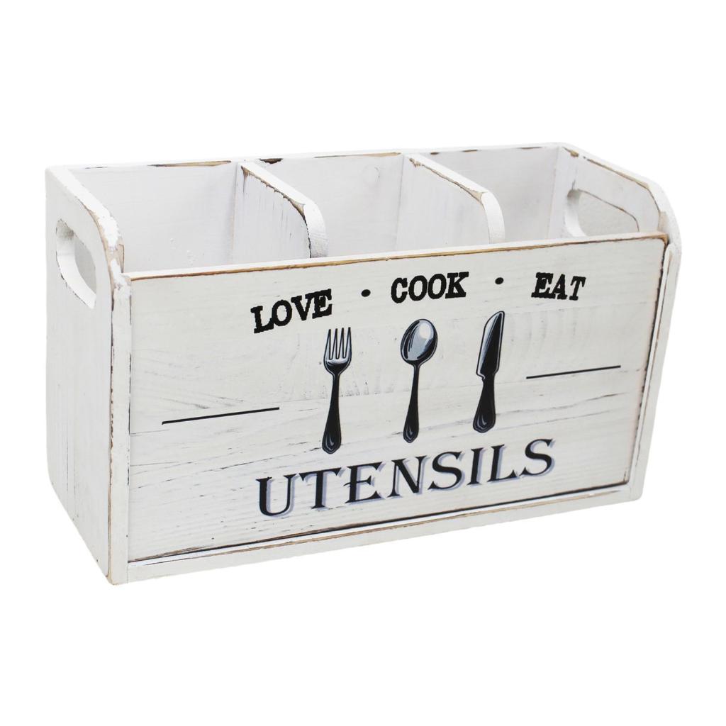 Kitchen Utensil Holder Utensils Crock for Forks Spoons Knives Multipurpose Utensil Organizer for Farmhouse Restaurants Pantry