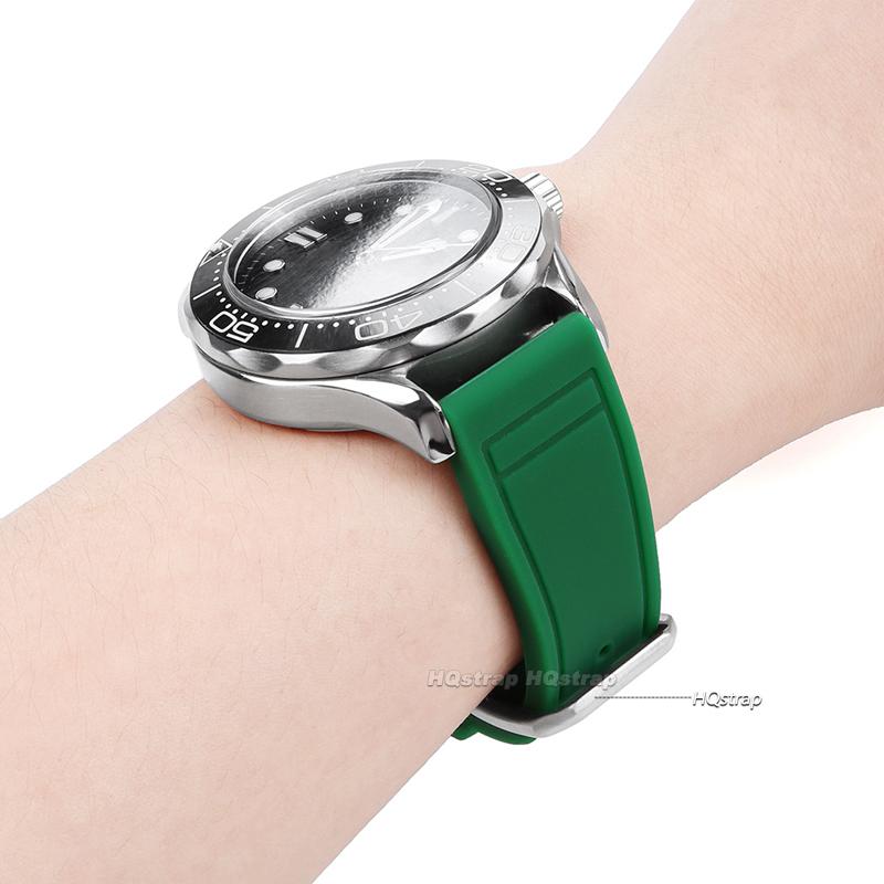 Rubber Strap for IWC Watchband for Big Pilot for Portugieser Women Men Quick Release Waterproof Sport Watch Band 20mm 21mm 22mm
