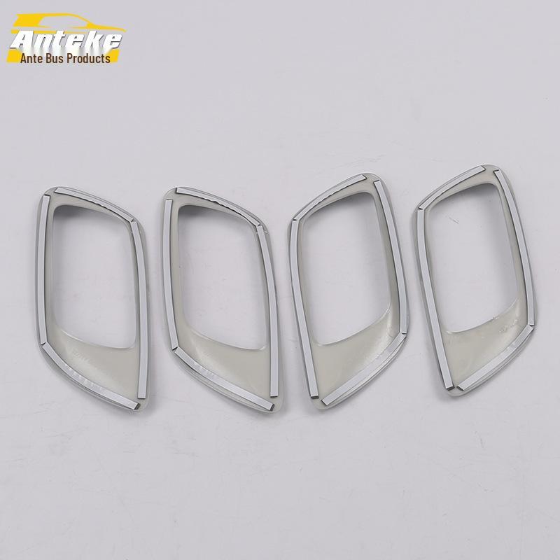 Compatible with 14 Fit models: Interior Door Bowl Ring and Handle Decorative Frame Anti-Scratch Patch Accessories.