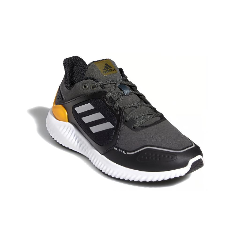 New Adidas Climawarm Bounce J Anti Slip Wear Resistant Low Top Running Shoes Black White Yellow Teenagers FV8209