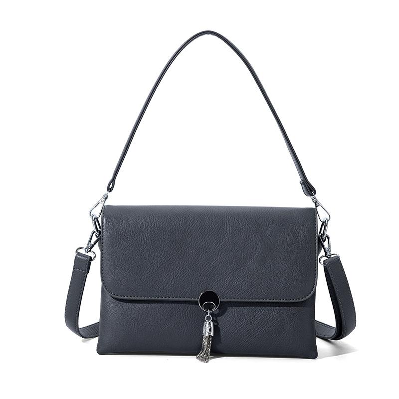 Large Capacity PU Leather Crossbody Bag for Commuting