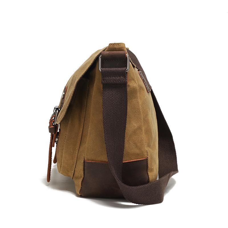 Portable Camera Bag Men's Single Shoulder Oblique Straddle Bag Outside Travel Oblique Back Electric Head Canvas