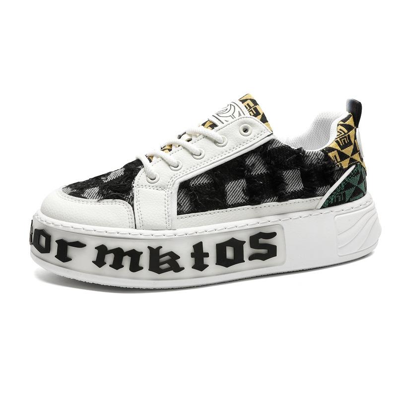 Fashion Spring Autumn Classic Men's Shoes Soft Soled Comfortable Running Sneakers Fashionable Thick Soled Youth Casual Shoes Sneakers