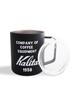 Kalita Stainless Steel Mug with Keeps Coffee Hot or Cold Lid, (Black)