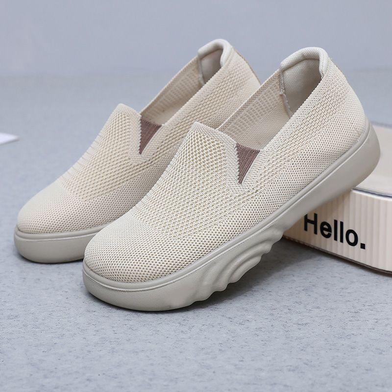 Fashion Comfortable and Elegant Summer Slip On Breathable Shoes for Women High Quality Casual Korean Fashion 2025 New In Woman Footwear