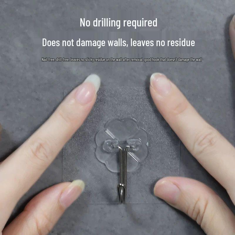 Traceless Strong Adhesive Wall Hanger Hook for Bathroom and Photo Frames