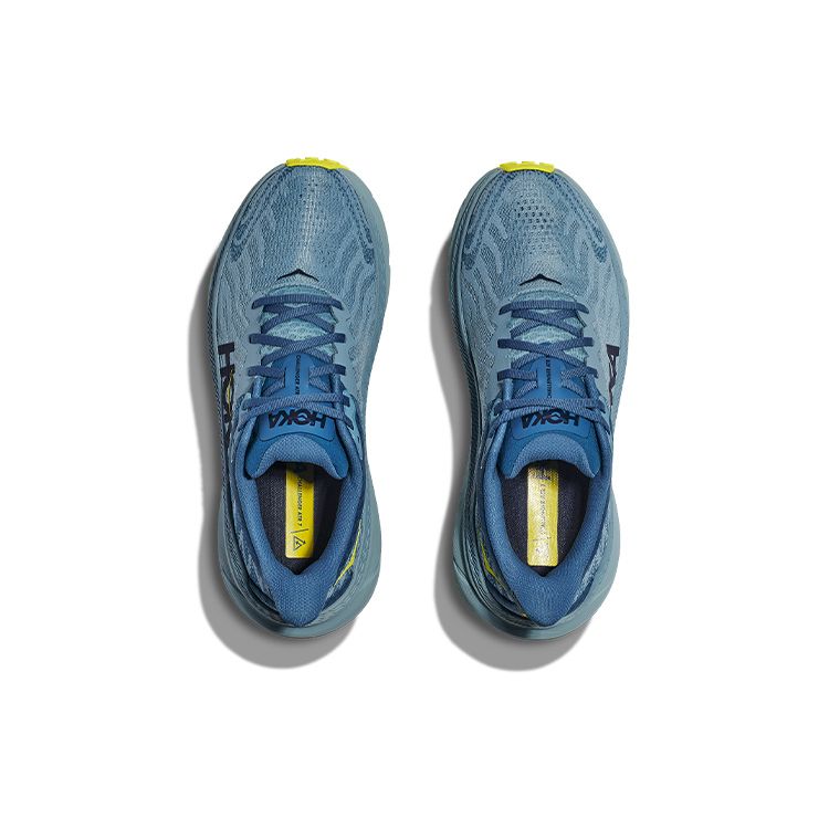 HOKA Challenger ATR 7 2E Wide Stone Blue Evening Primrose Men Sneakers 1134499-SBEP
