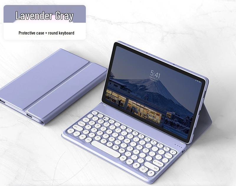 Compatible Honor X8A & Huawei MatePad 11.5 Keyboard Leather Case