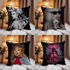 l-Lady Gagas Hot Singer Cushion Cover Premium Comfort Reversible Pillow Cove -Two In One Design for Any Room & Car Interior