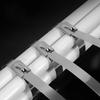 Stainless Steel Cable Ties Heavy Duty Self Locking Metal Zip Ties Fastening Rings Straps Binding Tie for Exhaust Machinery Fence