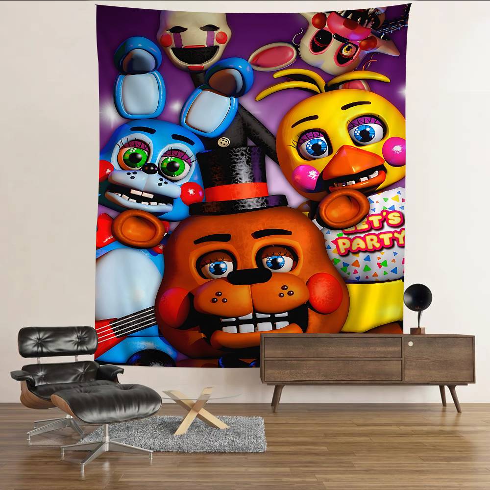Arazzo da Parete F-Fnaf Anime Fai da Te per Soggiorno Casa Stanza Universitaria Decorazione Arte da Parete Decorazione