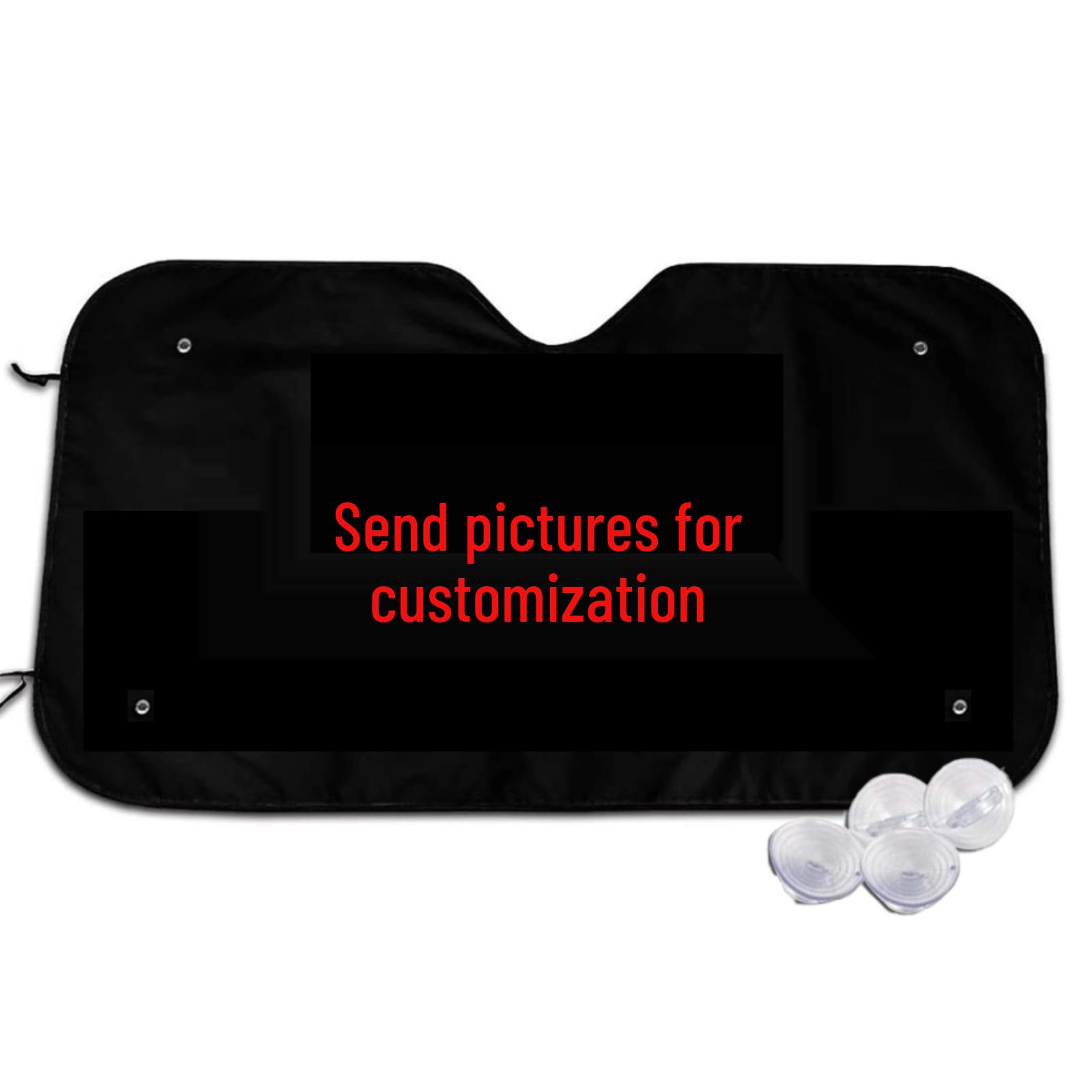 Aluminum Foil Sun Visor: Heat Insulation, Anti-Glare, Car Sun Shade & Windshield Protector Custom Image