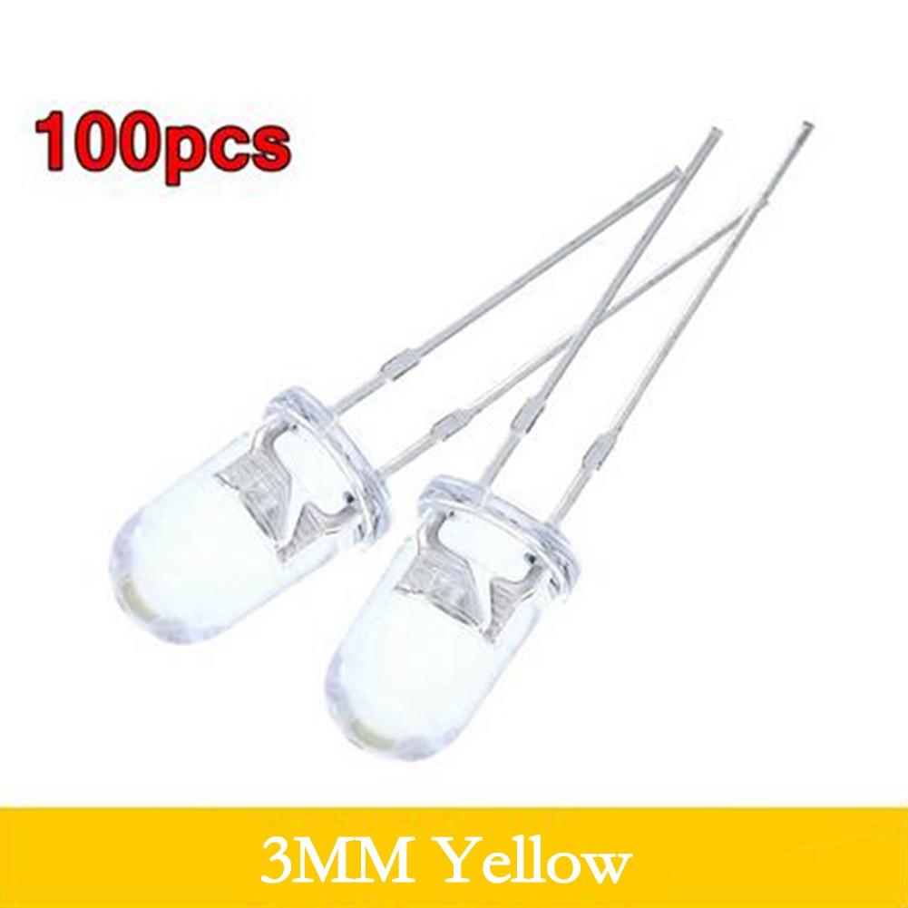 Ultralyse LED-pærer 10000-12000mcd 17mm Lengde 2 Ben Langvarig