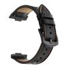 For Huawei Watch Fit Genuine Leather Watch Band Multi-Hole Design Adjustable Strap