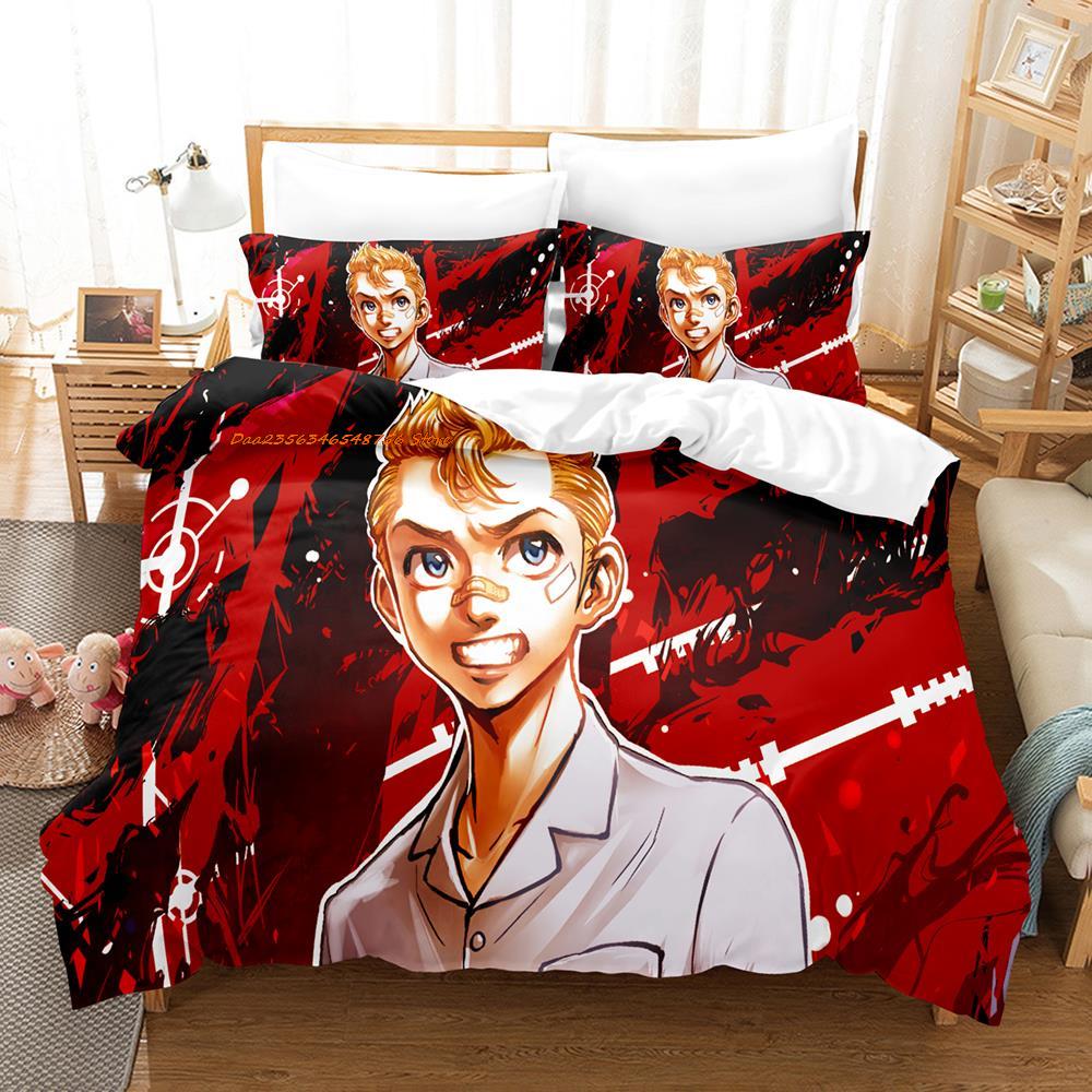 New  Tokyo Revengers Bedding Set Single Twin Full Queen King Size Bed Set Adult Kid Bedroom Duvet Cover Sets Home Textiles