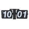 Flip Clock PVC Stainless Steel Battery Powered Retro Mechanical Digital Automatic Flip Down Desk Clock for Living Room