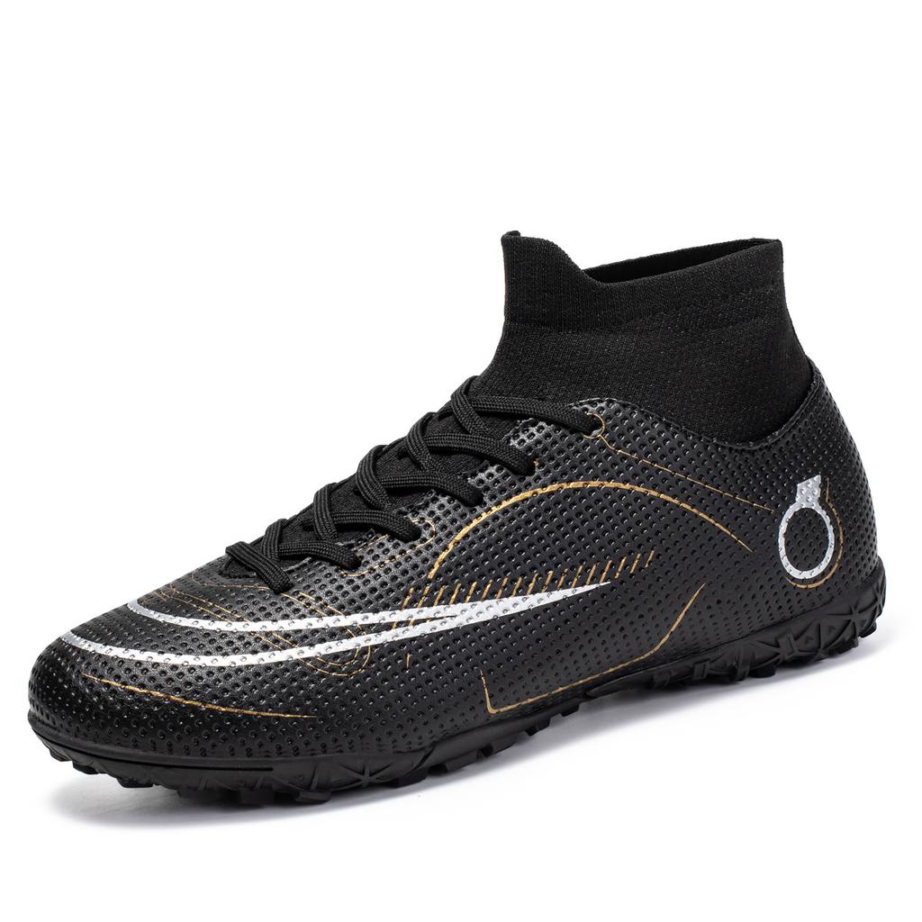 High top breathable outdoor men's football shoes professional children's men's football shoes long nails women's broken nails football shoes