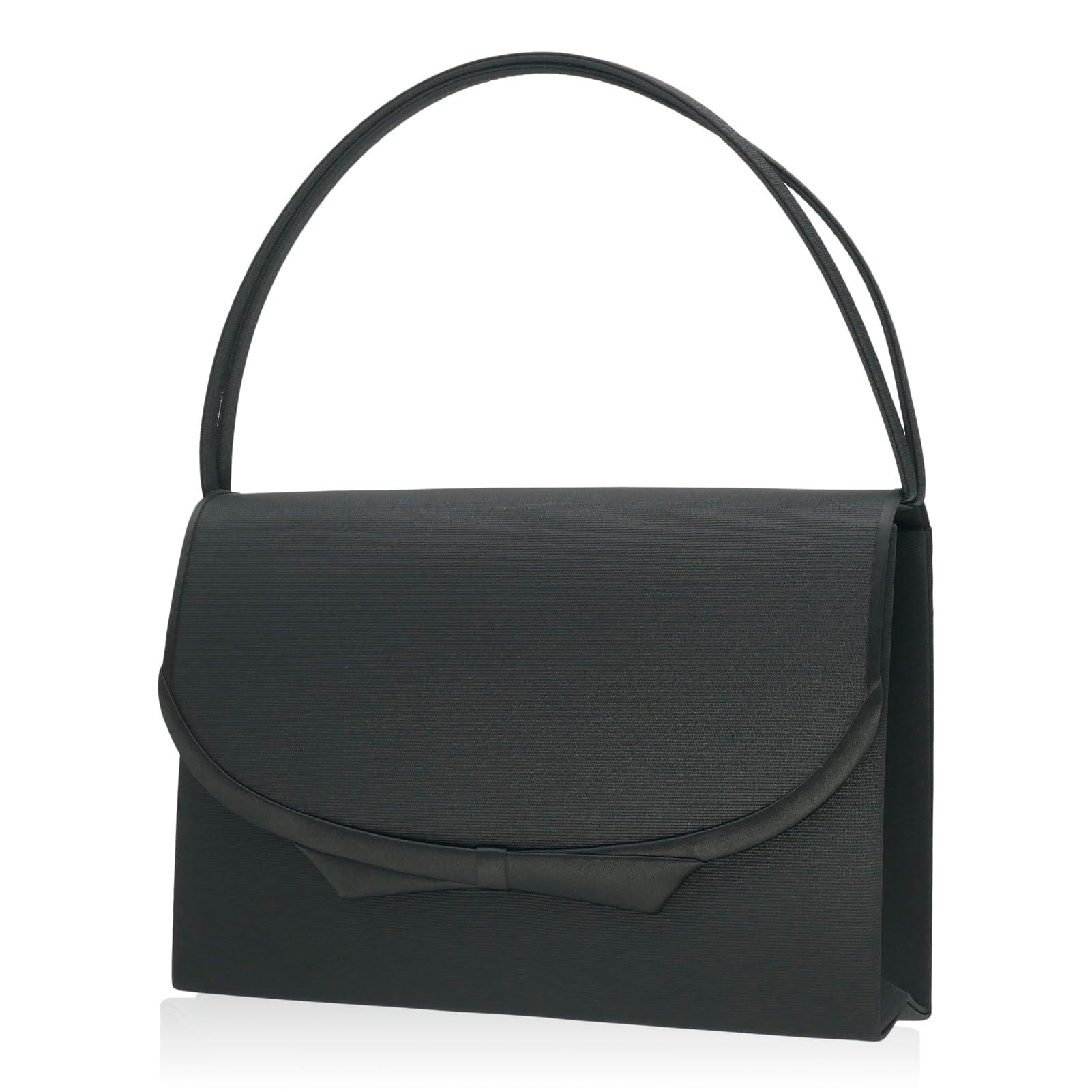 

Формальный набор сумок Фукуса из 3 предметов (Сделано в Киото) Женский, Черный с отделкой лентой (Включает Фукуса и Чехол для четток) Подходит для похорон,