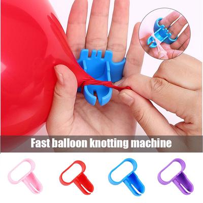 5pcs Balloon Knotter Balloon Easy To Tie Knot Tool Accessories For Birthday Wedding Reception Balloons Knotting Machine