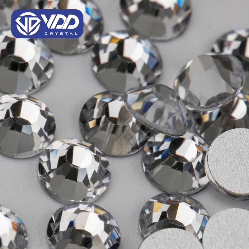 VDD 001 Crystal Non Hotfix Rhinestones SS3-SS50 DMC Flatback Applique Crystal Stones Nail Art Accessories Decoration Diy Crafts