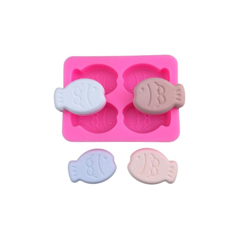 Silicone Candy Molds Baking Supplies Chocolate Molds Fish Shape Cake Decorating Tool Baking Molds DIY Fondant Molds