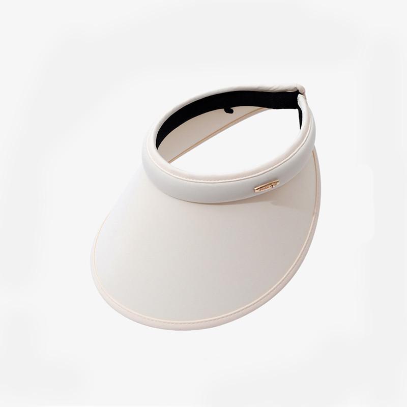 Simple Plain Metal Blank Top Hat Women Korean Fashion Sunshade Face Covering Hat Recommended By Xiaohongshu